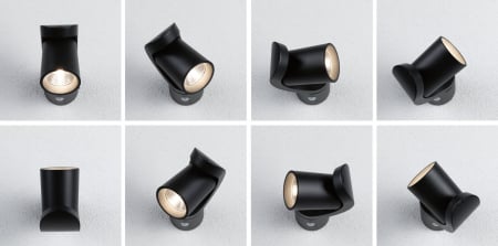 Aplică LED de exterior Cuff, cu senzor de mișcare, IP44, 3000K, 10W, 700lm, 230V, 70°, antracit [5]
