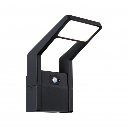 Iluminat exterior - Aplică LED de exterior Juntea, cu senzor de mișcare, IP44, 3000K, 11W, 900lm, 230V, antracit