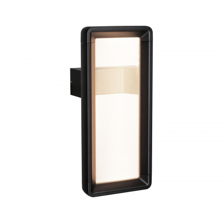 Iluminat exterior - Aplică LED de exterior Reana, IP44, 3W, 3000K, 130lm, 230V, senzor de înaltă frecvență, antracit, metal