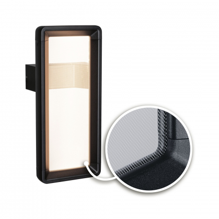Aplică LED de exterior Reana, IP44, 3W, 3000K, 130lm, 230V, senzor de înaltă frecvență, antracit, metal [6]