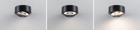Aplică LED de exterior Silma, IP44, 3000K, 600lm, 230V, cu senzor de mișcare, antracit, aluminiu [2]