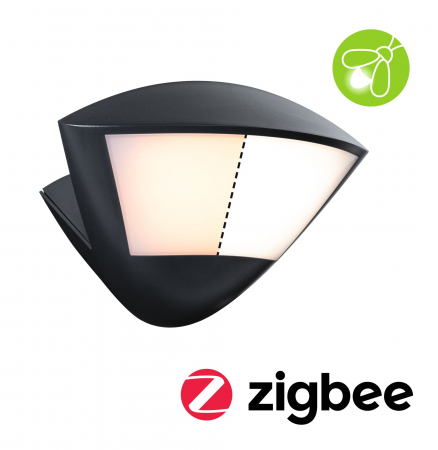 Aplică LED de exterior Smart Home Zigbee 3.0 Skyla Motion, insect friendly, IP44, 10W, 840lm, 230V, antracit, aluminiu, cu temperatură de culoare variabilă [1]