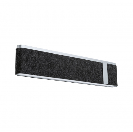 Iluminat fonoabsorbant - Aplică LED Jagun, 2700K, 1250lm, 230V, 18W, antracit, cu flux luminos variabil în 3 pași