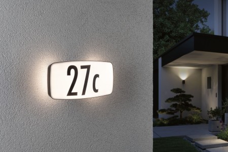 Aplică LED număr adresă Sheera Dusk cu senzori crepuscular și de mișcare 6,5W, IP44 [2]