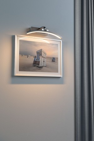 Aplică LED pentru tablouri Bento, 300mm, 6W, aluminiu periat [2]