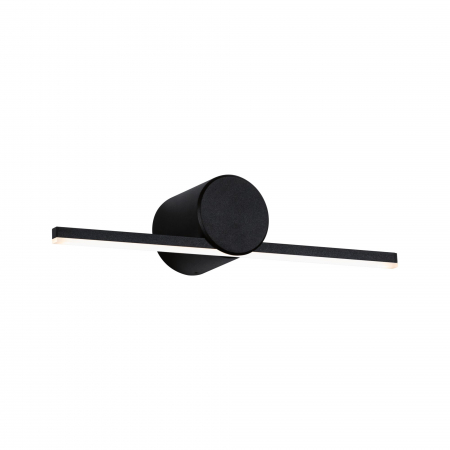 Living - Aplică LED Sava, IP44, 3000K, 250lm, 230V, 4,2W, negru mat