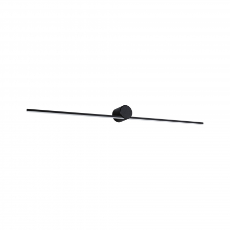 Iluminat de baie - Aplică LED Sava, IP44, 3000K, 500lm, 230V, 7,5W, negru mat