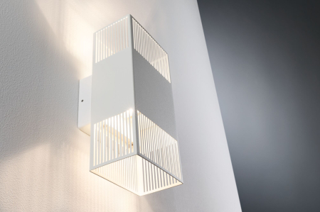 Aplică LED Tharin, IP44, 3000K, 120x104mm, 2x3,7W, alb [4]