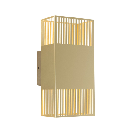 Iluminat interior - Aplică LED Tharin, IP44, 3000K, 120x104mm, 2x3,7W, auriu