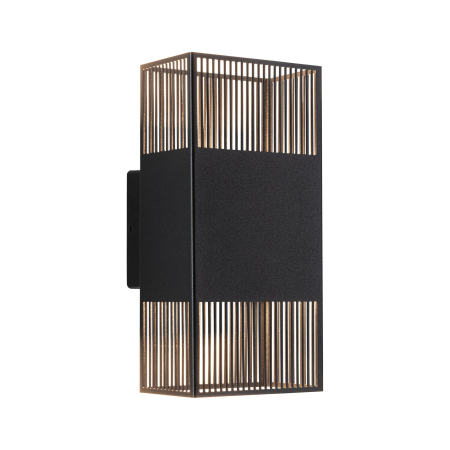 Iluminat interior - Aplică LED Tharin, IP44, 3000K, 120x104mm, 2x3,7W, negru