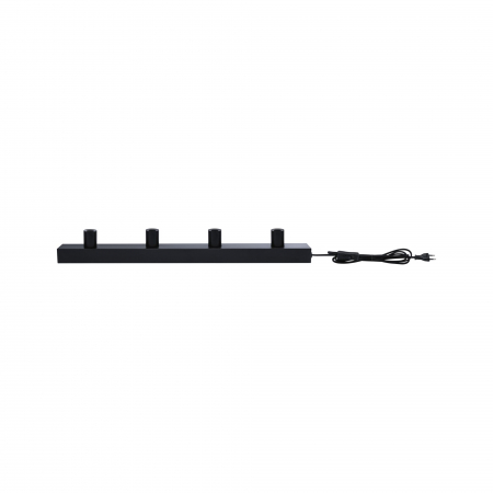 Iluminat de baie - Aplică pentru oglindă Regula II, IP20, E14, 230V, max. 4x40W, negru