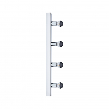 Aplică pentru oglindă Regula II, IP44, E14, 230V, max. 4x40W, crom [8]