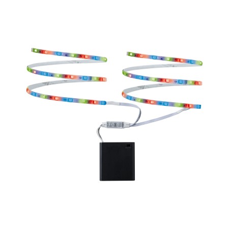 Set complet - Bandă LED Mobil 2x80cm RGB 1,2W 9V 6LR61
