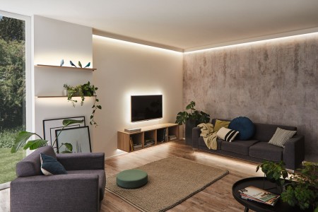 Bandă MaxLED 250 2,5m, protecție IP44 8,8W 230/24V, cu temperatură de culoare variabilă [7]