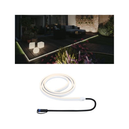 Bandă LED Plug & Shine Smooth, IP68, 3000K, 12W, alb, 2m [2]