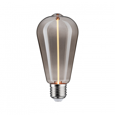 Impachetare simplă - Bec decorativ Corn LED Floating Shine, 230V, Standard, E27, 90lm, 2,8W, 1800K, sticlă afumată