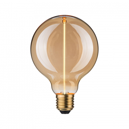Impachetare simplă - Bec decorativ glob LED Floating Shine, 230V, Standard, LED, E27, 140lm, 2,8W, 1800K, auriu
