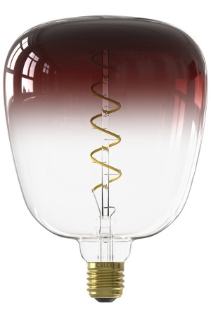 Impachetare simplă - Bec decorativ Kiruna Marron Gradient LED Colors 220-240V 5W 130lm 1800K E27, cu flux luminos variabil