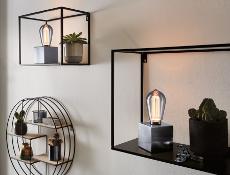 Bec Edison Inner Glow LED Arc E27, 230V, 80lm, 3,5W, 1800K, sticlă afumată [4]