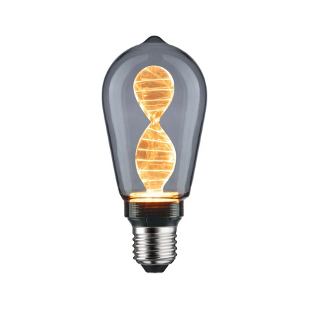 Impachetare simplă - Bec Edison Inner Glow LED Helix, E27, 230V, 90lm, 3,5W, 1800K, sticlă afumată