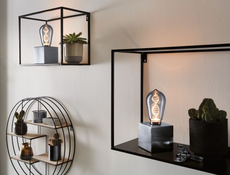 Bec Edison Inner Glow LED Helix, E27, 230V, 90lm, 3,5W, 1800K, sticlă afumată [4]