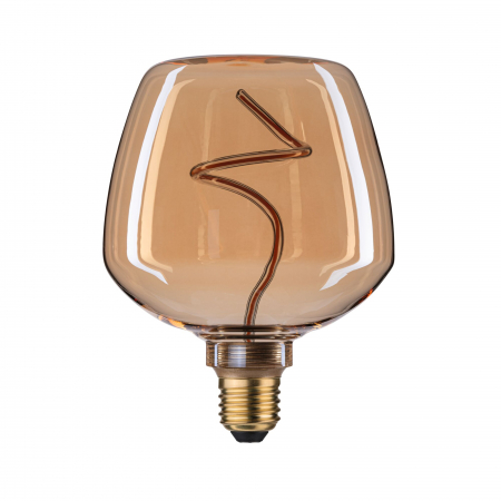Bec glob Floating Shine, 230V, standard LED, 250lm, 4W, 1800K, cu flux luminos variabil, auriu [1]