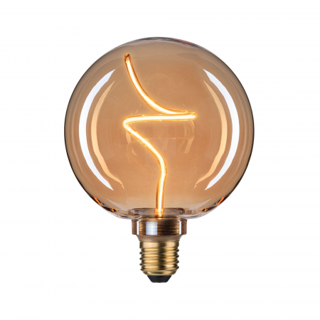 Impachetare simplă - Bec glob Floating Shine, 230V, standard LED, 250lm, 4W, 1800K, cu flux luminos variabil, auriu