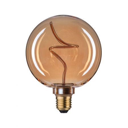 Bec glob Floating Shine, 230V, standard LED, 250lm, 4W, 1800K, cu flux luminos variabil, auriu [1]