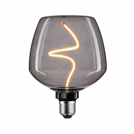Impachetare simplă - Bec glob Floating Shine, 230V, standard LED, 250lm, 4W, 1800K, cu flux luminos variabil, sticlă afumată