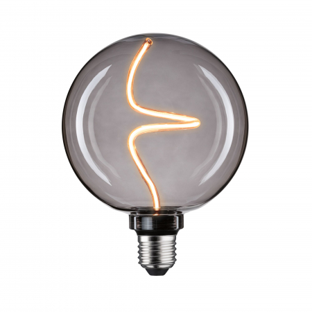 Impachetare simplă - Bec glob Floating Shine, 230V, standard LED, 250lm, 4W, 1800K, cu flux luminos variabil, sticlă afumată