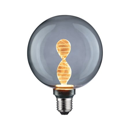 Impachetare simplă - Bec Glob Inner Glow LED Helix, E27, 230V, 90lm, 3,5W, 1800K, sticlă afumată