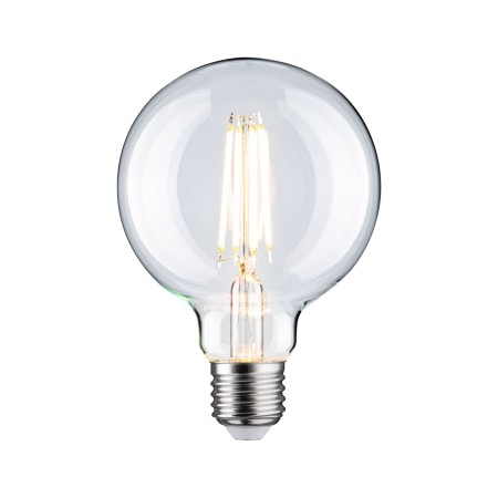 Impachetare simplă - Bec Glob LED, filament, G95, E27, 806lm, 7,5W, 2700K, cu flux luminos variabil, clar
