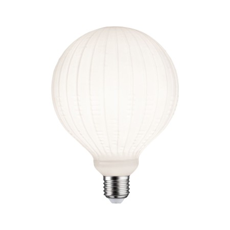 Impachetare simplă - Bec glob LED, White Lampion, cu filament, 230V, 125mm, E27, 400lm, 4,3W, 3000K, alb, cu flux luminos variabil
