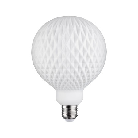 Bec glob LED, White Lampion, cu filament, 230V, 125mm, E27, 400lm, 4,3W, 3000K, alb, cu flux luminos variabil [1]