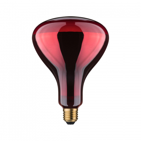 Bec incandescent cu infraroșii, E27, 230V, 100lm, 150W, 1000K, roșu, cu flux luminos variabil [1]