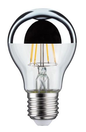 Bec LED AGL cu oglindă 600lm E27 2700K 6,5W 230V argintiu [1]