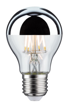 Becuri LED - Bec LED AGL cu oglindă 600lm E27 2700K 6,5W 230V argintiu