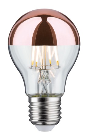 Decorative - Bec LED AGL cu oglindă 600lm E27 2700K 6,5W 230V cupru