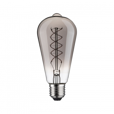Impachetare simplă - Bec LED Corn Rustic Shine, 230V, cu filament, 170lm, 4,2W, 1800K, flux luminos variabil în 3 pași, sticlă afumată