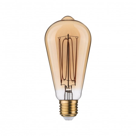 Impachetare simplă - Bec LED Corn Rustic Shine, 230V, cu filament, 300lm, 4,2W, 1800K, flux luminos variabil în 3 pași, auriu