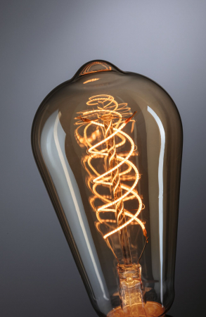 Bec LED Corn Rustic Shine, 230V, cu filament, 300lm, 4,2W, 1800K, flux luminos variabil în 3 pași, auriu [4]