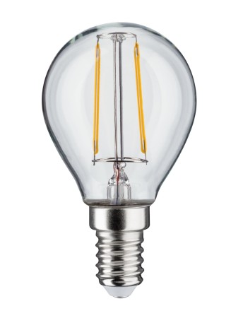 Bec LED cu filament, sferic 250lm E14 2,6W clar 2700K 230V [1]