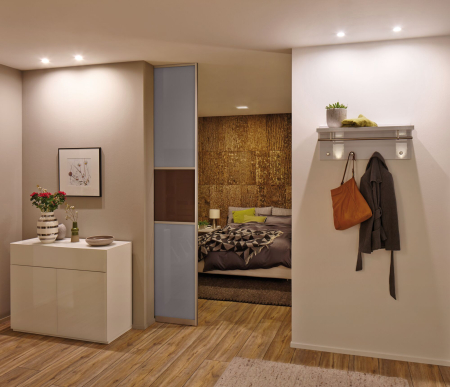 Bec LED Flat reflector 230V, standard GU10, 37mm, 550lm, 4.9W, 2700K, alb Signal, cu flux luminos variabil continuu [2]