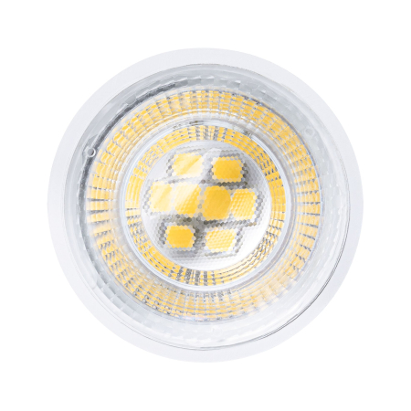 Bec LED Flat reflector 230V, standard GU10, 37mm, 550lm, 4.9W, 4000K, alb Signal, cu flux luminos variabil în 3 pași [3]