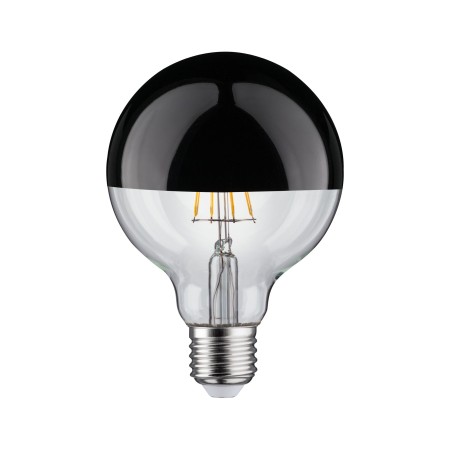 Bec LED G95 cu oglindă 600lm E27 2700K 6,5W 230V negru lucios, cu flux luminos variabil [1]