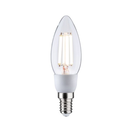 Impachetare simplă - Bec LED lumânare, cu filament, Eco-Line, 230V, E14, 525lm, 2,5W, 4000K, clar