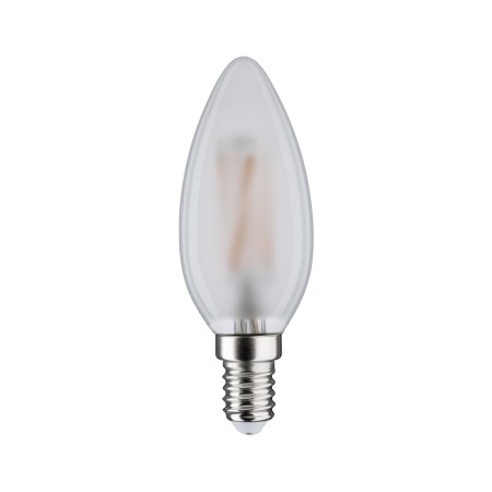 Bec LED lumânare cu filament 470lm E14 2700K mat 5W 230V, cu flux luminos variabil [1]