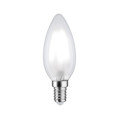 Impachetare simplă - Bec LED lumânare cu filament 470lm E14 6500K 5W mat, cu flux luminos variabil