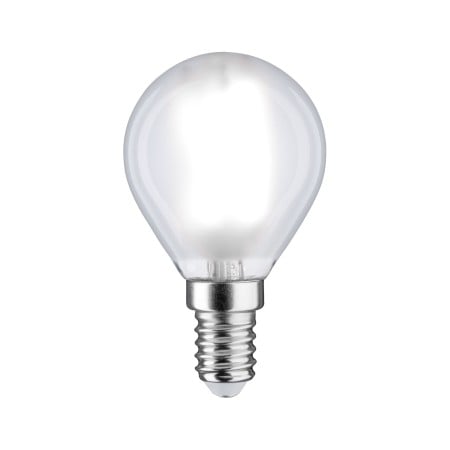 Impachetare simplă - Bec LED miniglob, cu filament, 230V, E14, 470lm, 5W, 6500K, flux luminos variabil, mat