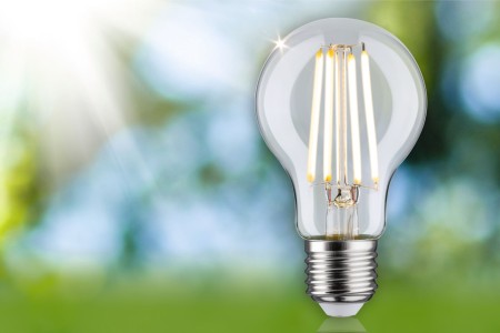 Bec LED pară, cu filament, Eco-Line, 230V, E27, 525lm, 2,5W, 3000K, clar [3]